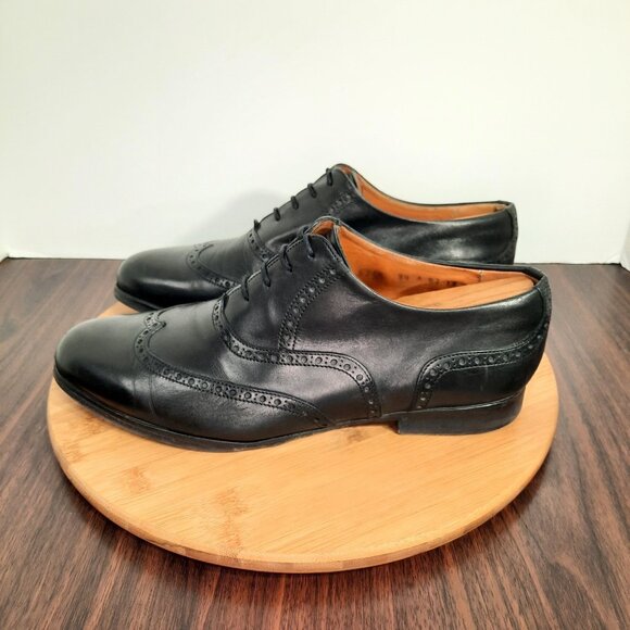 Wolf & Shepherd Senna Mens 9.5 Shoes Black Italian Leather Oxford Dress Sneakers main image 7
